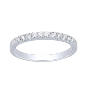 10K 0.25CTW Diamond Band- 12 Stone