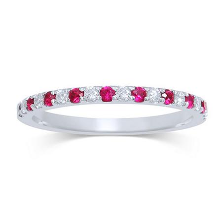 Ruby and Diamond Band 