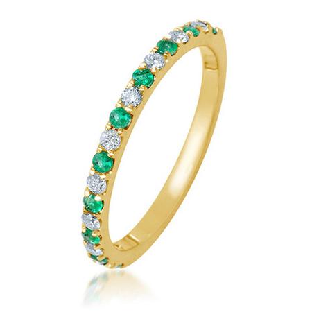 Emerald and Diamond Band 