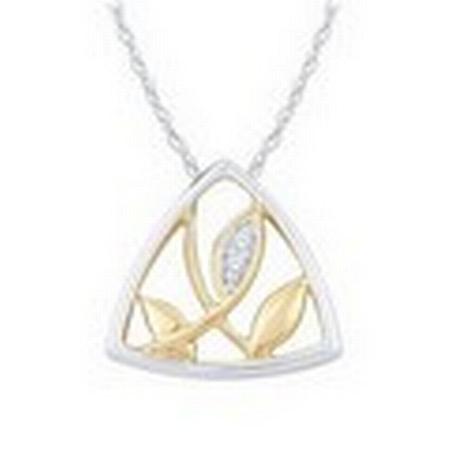 Leaf Diamond Pendant 