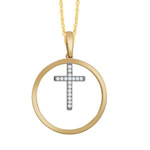 Circle Cross Pendant 