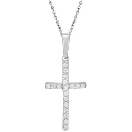 Diamond Cross Pendant 