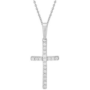 Diamond Cross Pendant 