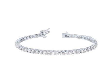 4.00CTW Diamond Tennis Bracelet 