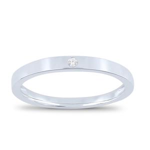 Bezel Set Diamond Band 