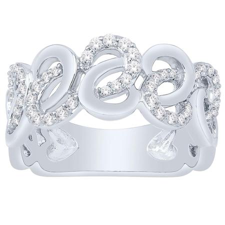 Entangled Diamond Fashion Ring