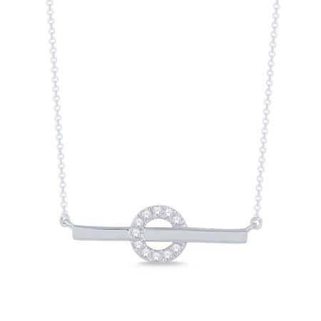 Bar-Through-Circle Pendant