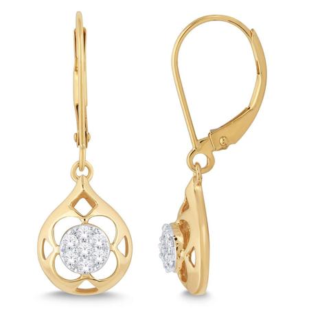 Diamond Negative Space Earrings 