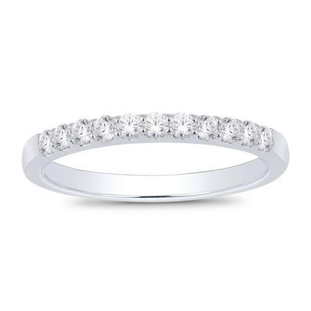 14K 0.33CTW Diamond Band- 11 Stone 