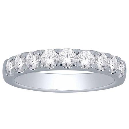 14K 1.00CTW Diamond Band- 9 Stone